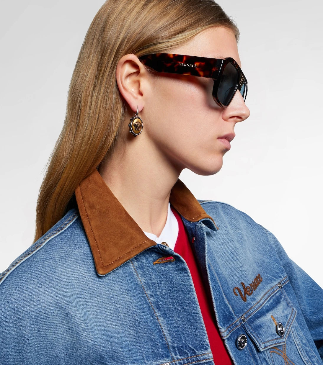 Versace - Rectangular sunglasses