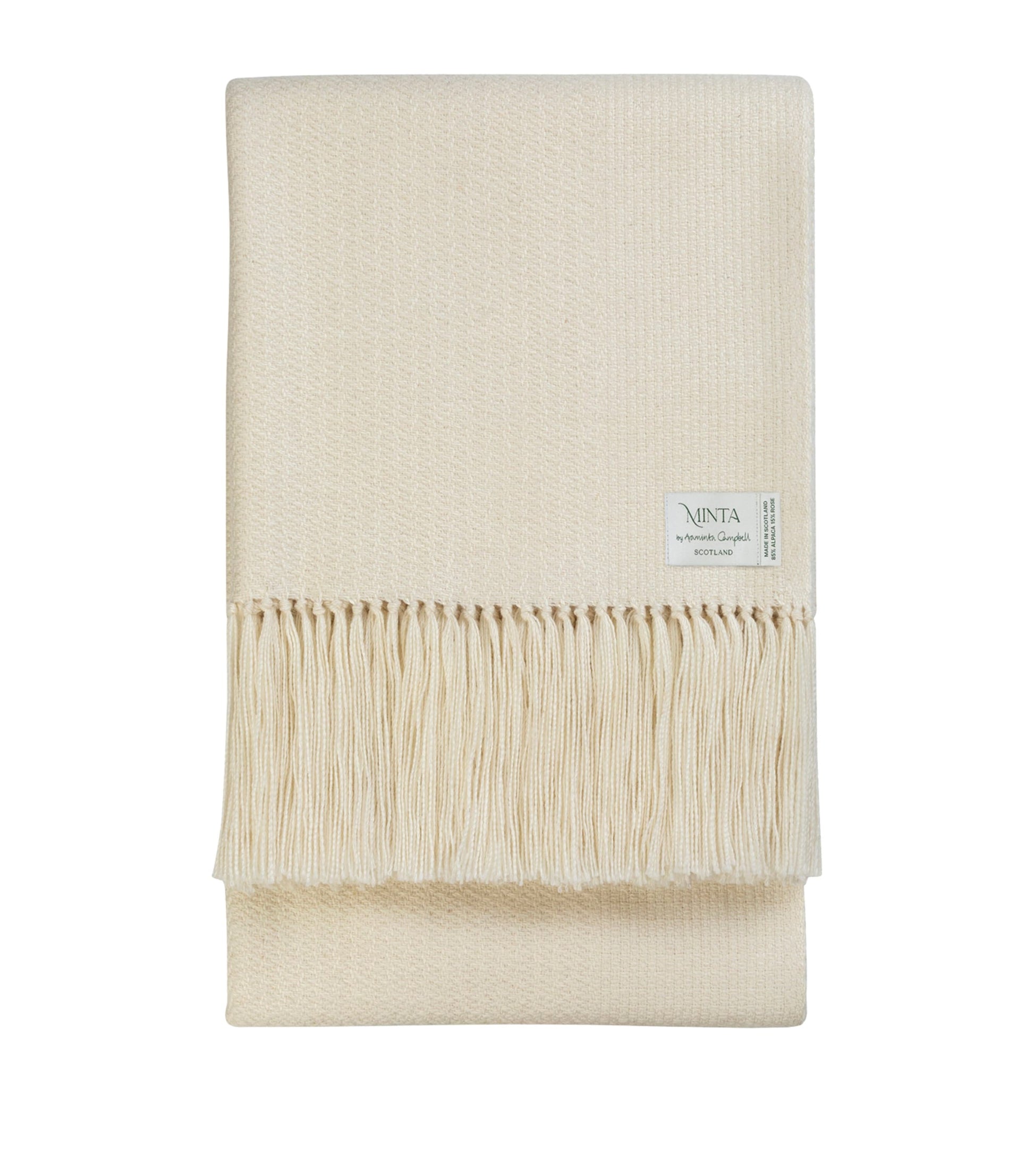 Araminta Campbell Alpaca-Blend Woodland Inkcap Throw (150cm x 230cm)