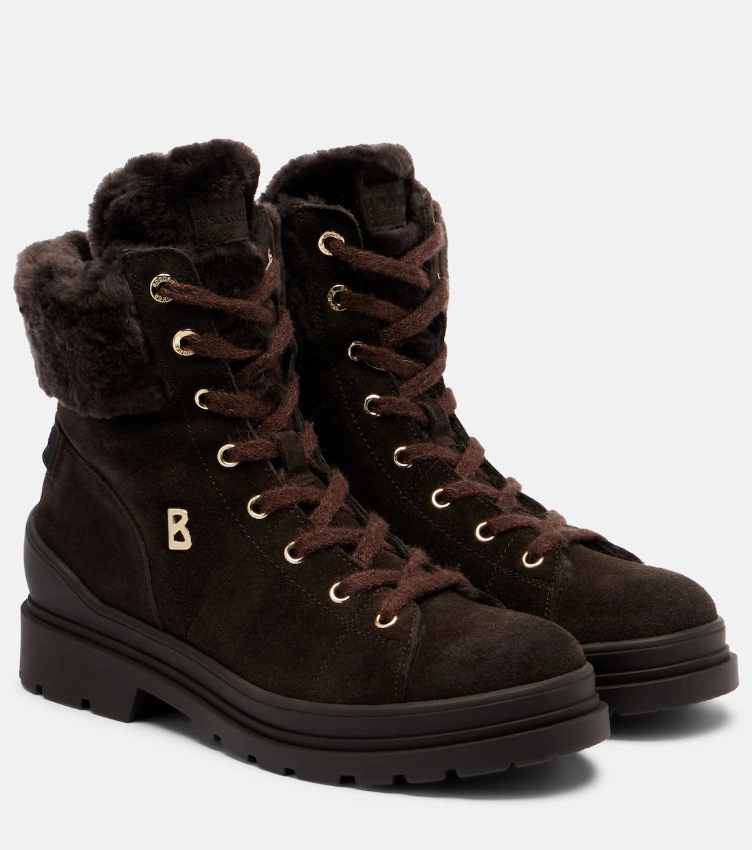Bogner - St. Moritz suede lace-up boots