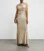Jenny Packham Yellow Tulle Sequinned Bonnie Gown
