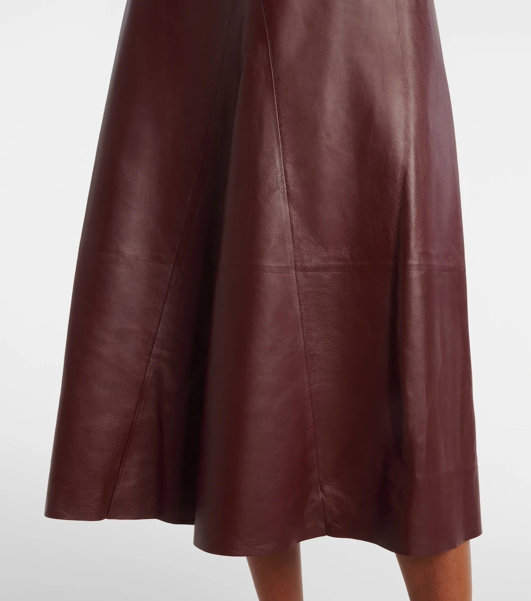 Fforme - Leather midi skirt
