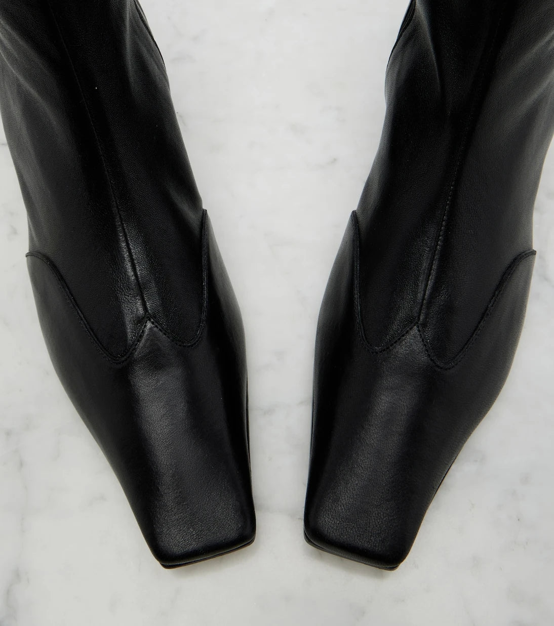 Khaite - Nevada leather ankle boots