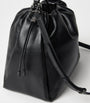Brunello Cucinelli Black Medium Leather Mellow Bucket Bag