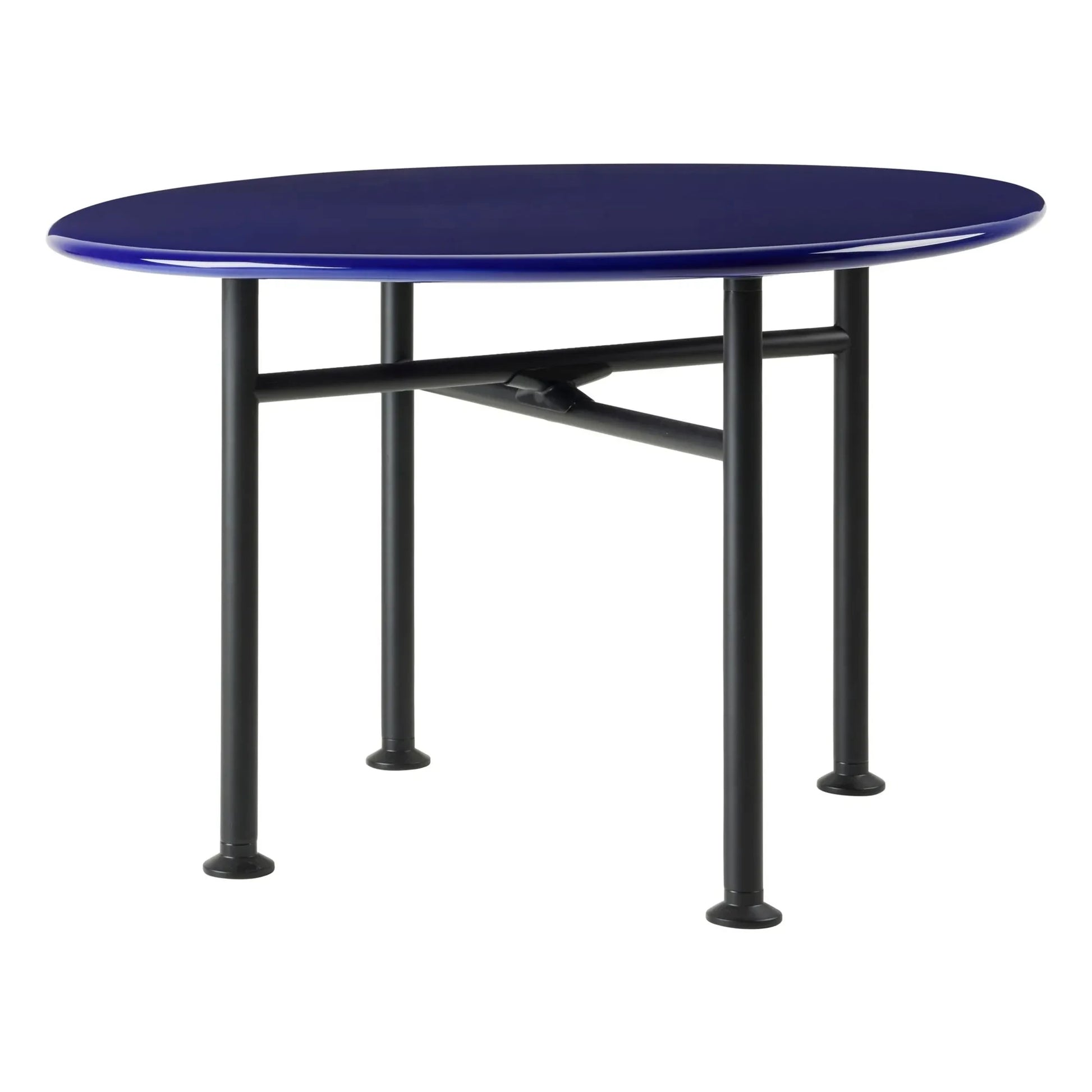 Gubi - Carmel ceramic side table, OEO Studio | Blue