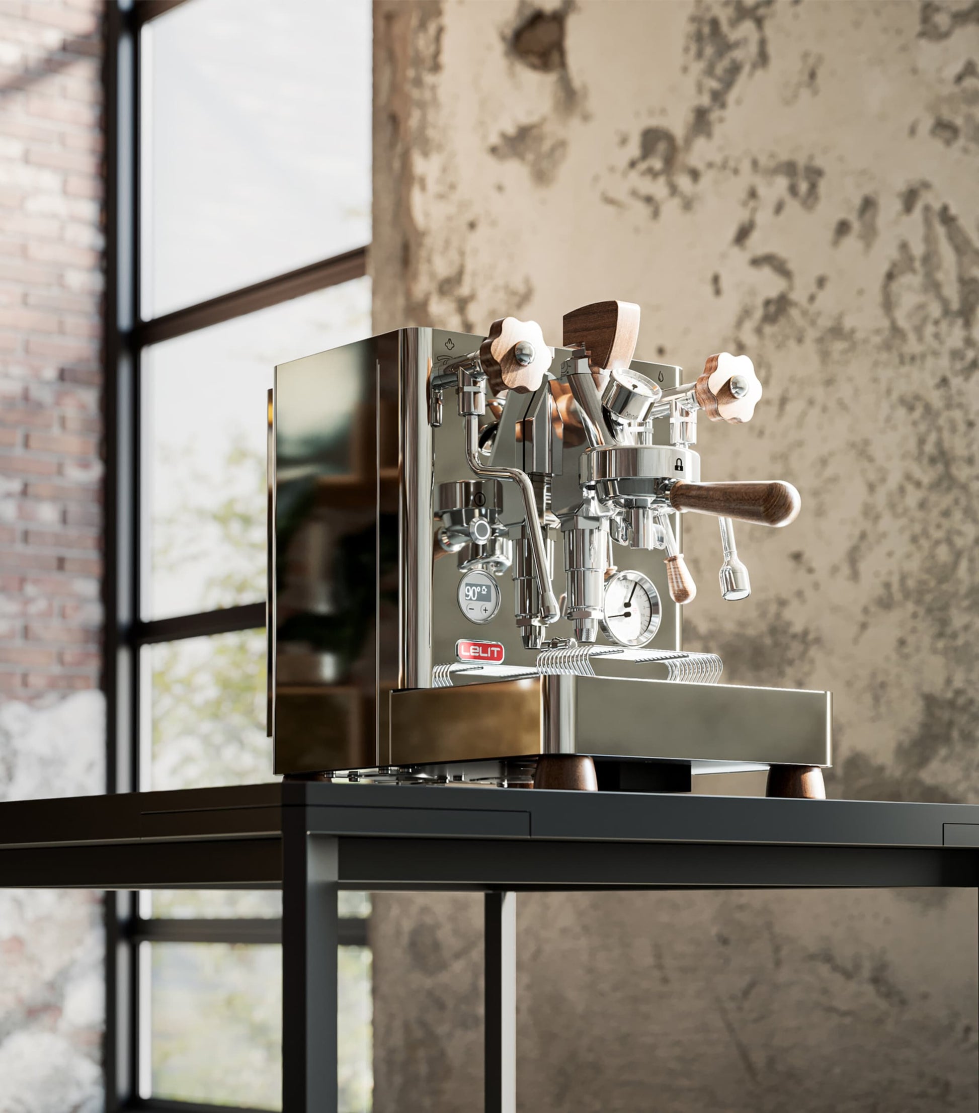 LELIT Stainless Steel Bianca Coffee Machine