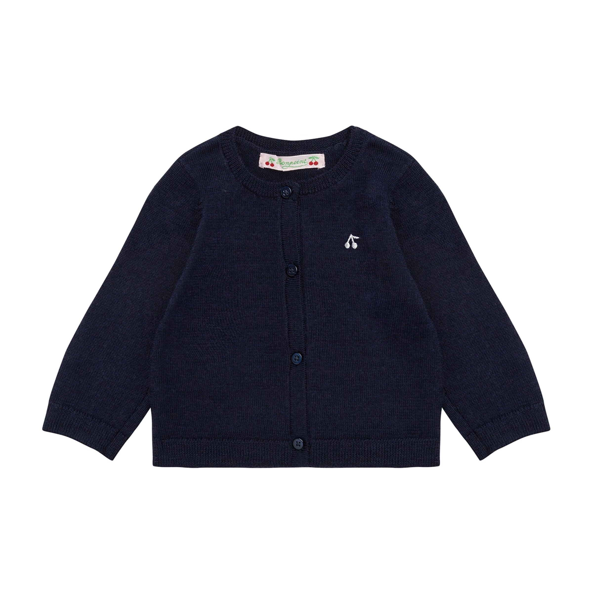 Wool Cherry Cardigan (3-18 Months)