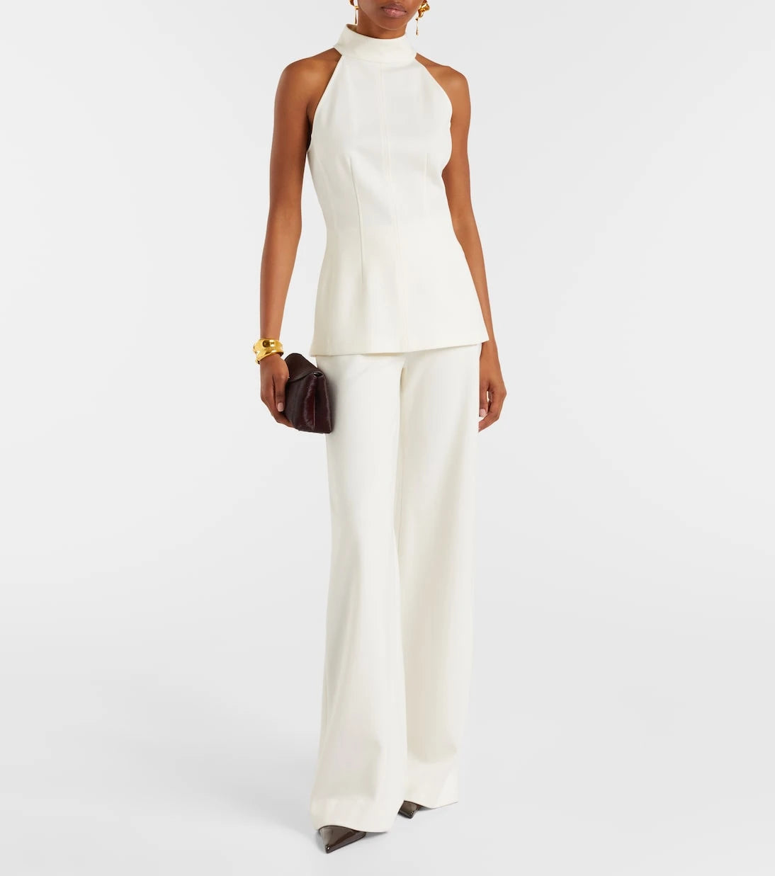 Veronica Beard - Kalinda high-rise wide-leg pants