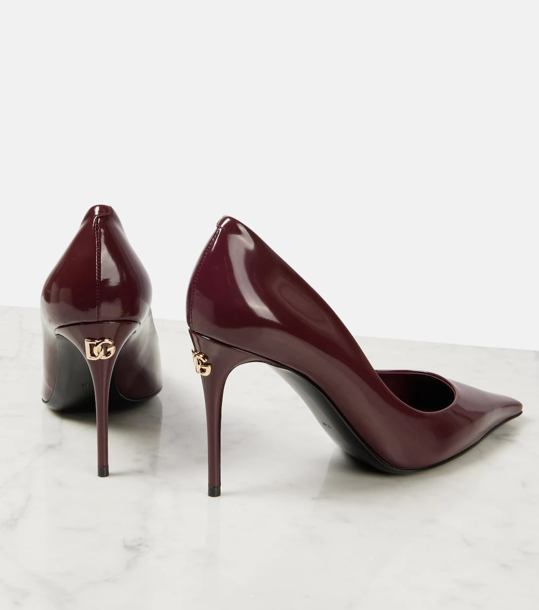 Dolce&Gabbana - Cardinale 90 polished leather pumps