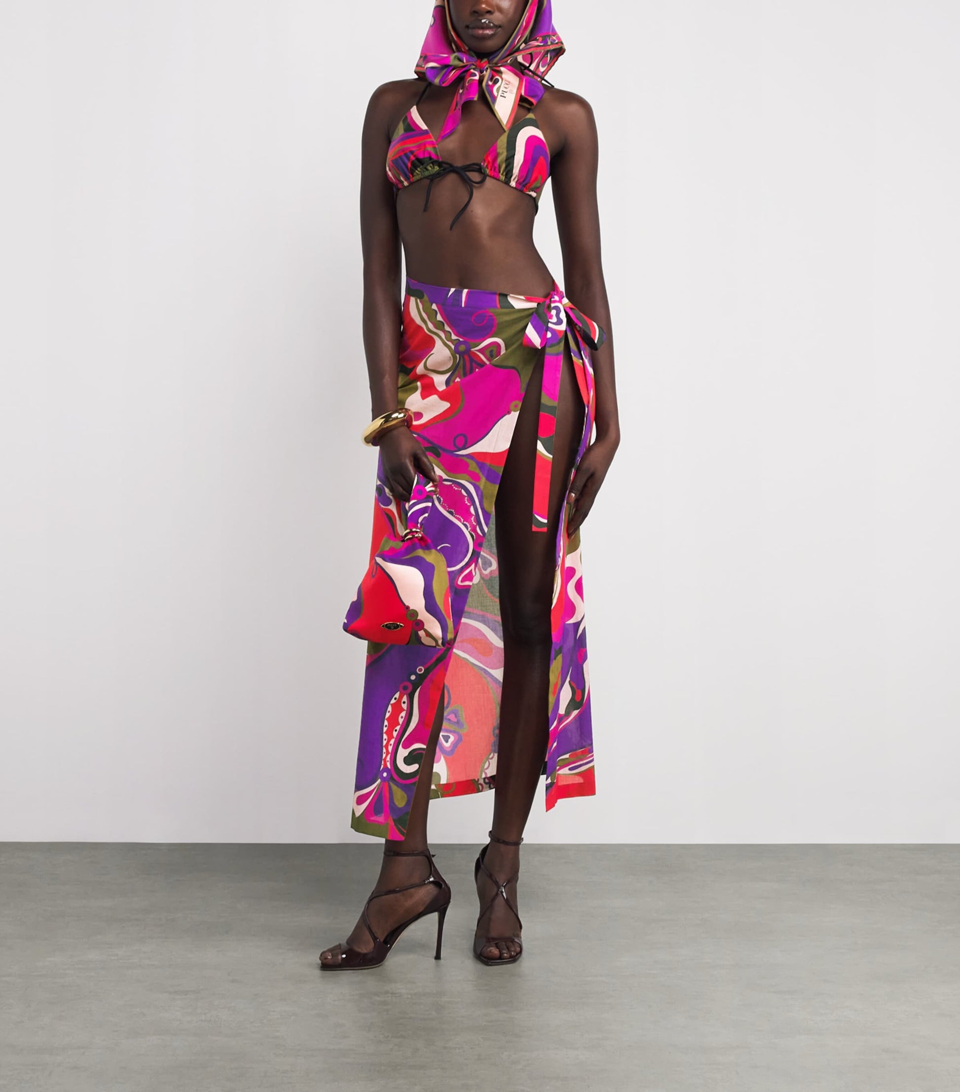 Multi Cotton Tie-Side Pareo