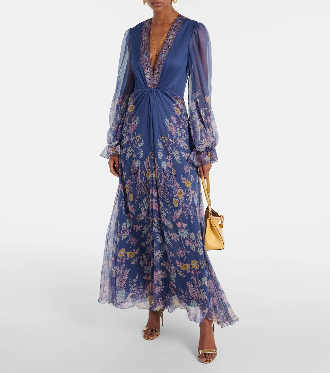 Etro - Printed silk gown