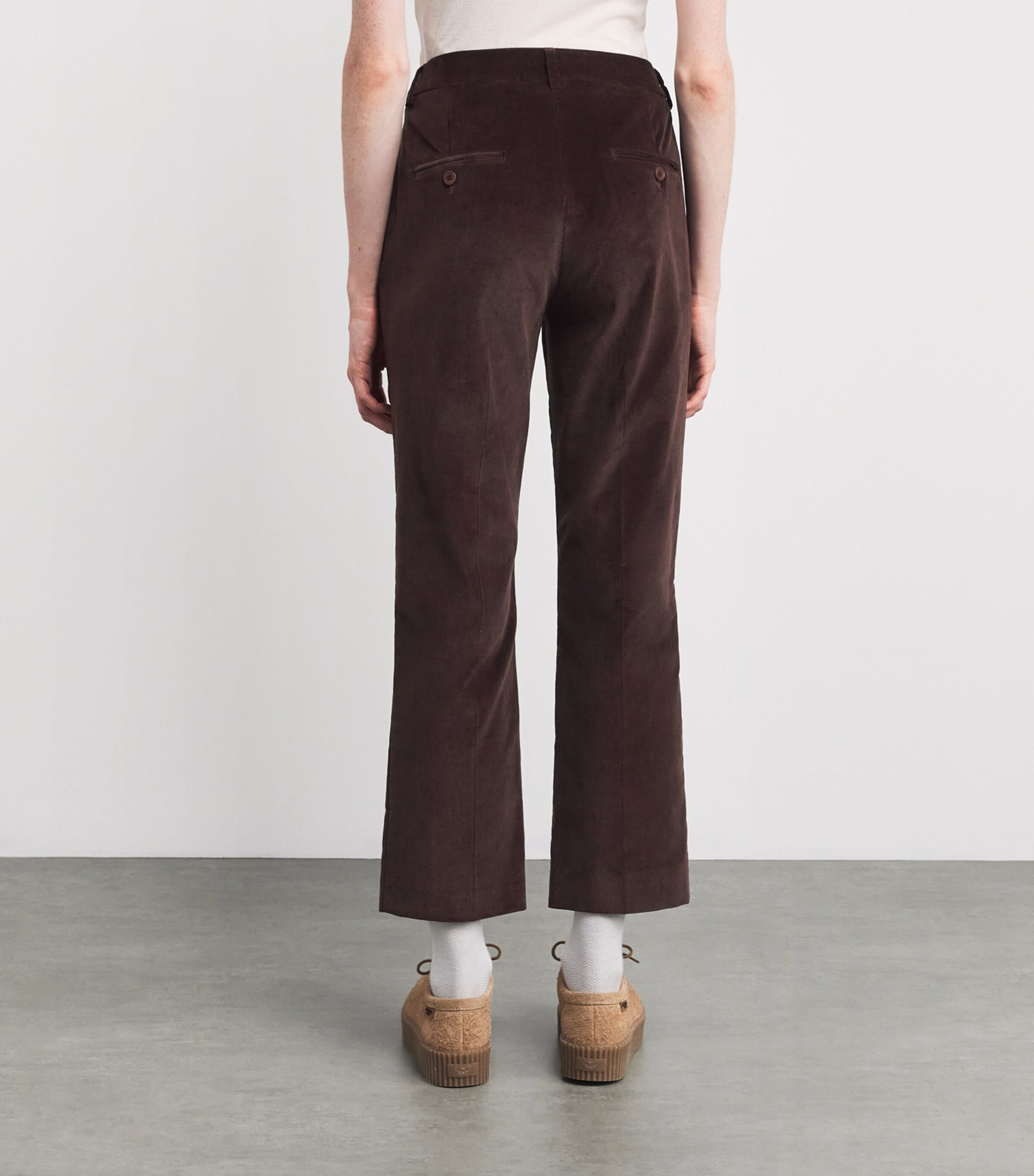 Weekend Max Mara Purple Corduroy Straight Trousers