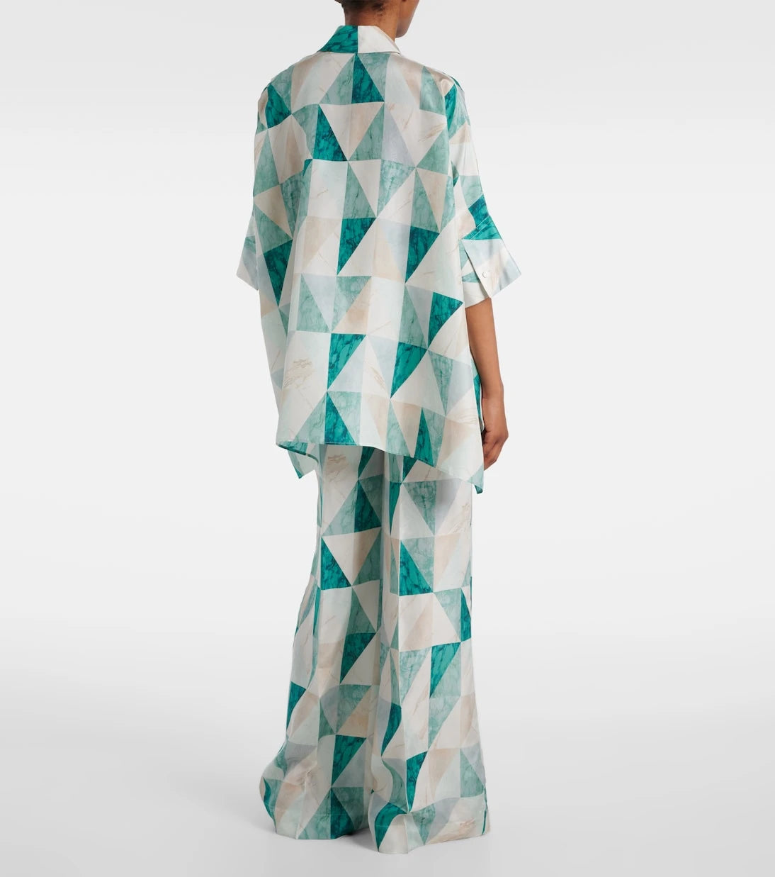Joseph - Arcole printed oversized silk shirt