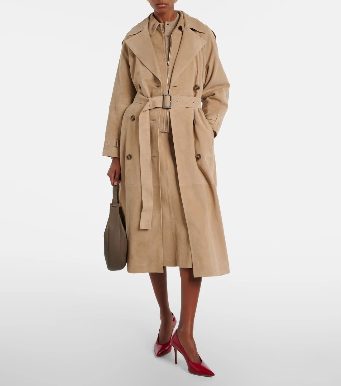 Yves Salomon - Suede trench coat