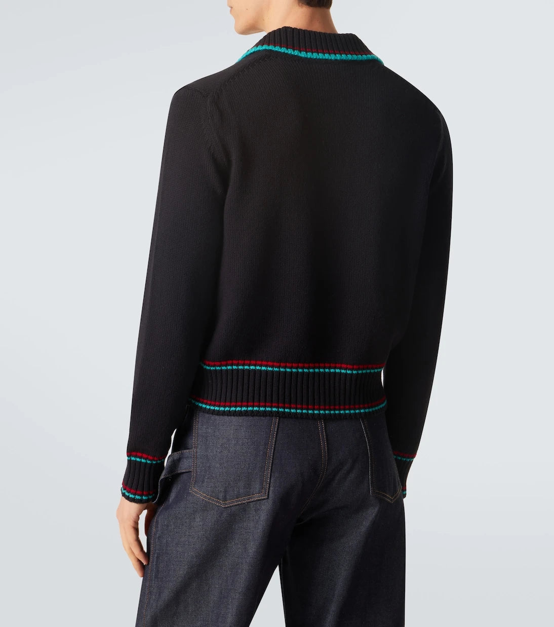 JW Anderson - Cotton, cashmere, and wool polo sweater