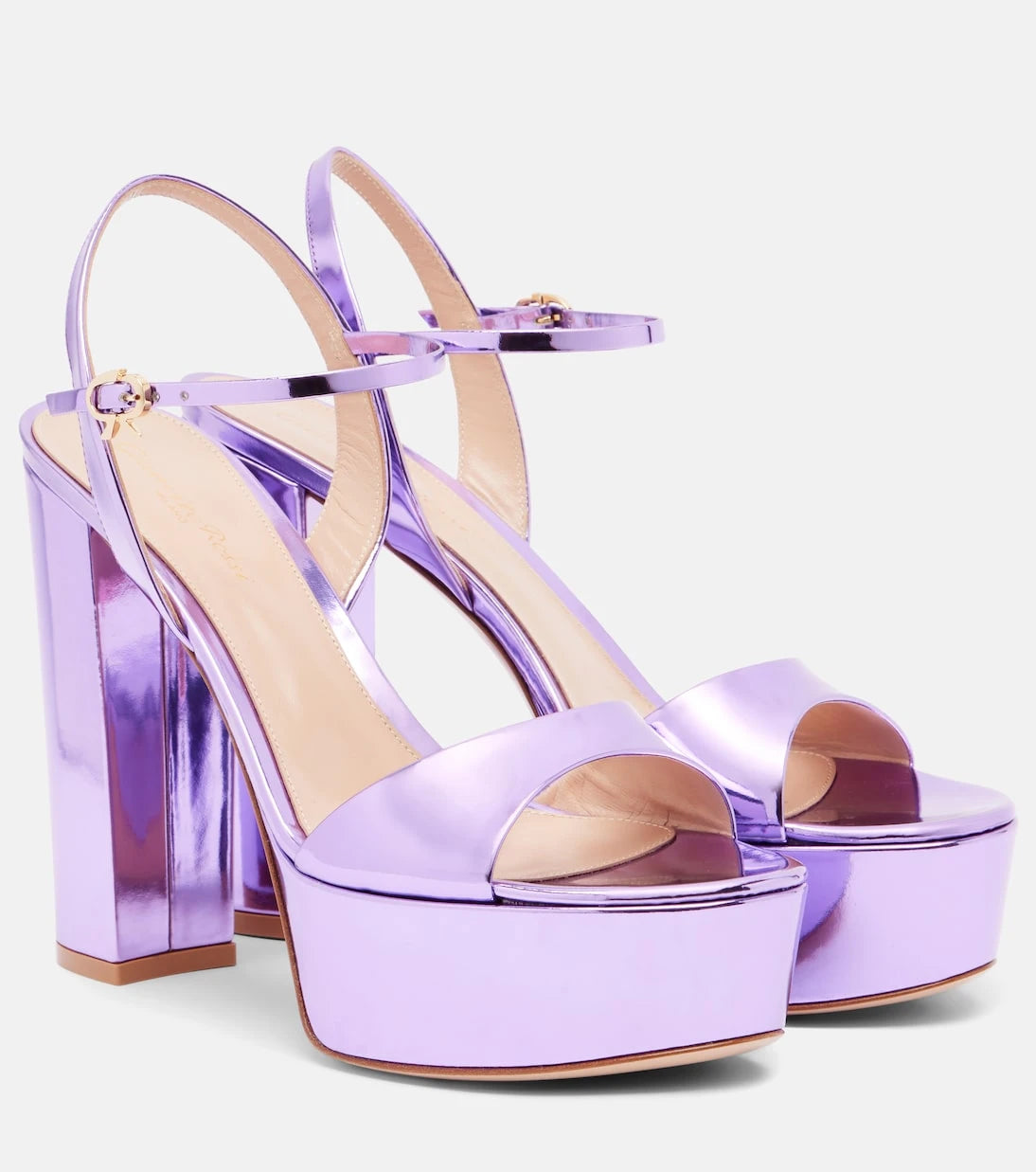 Gianvito Rossi - Marlena 125 leather platform sandals