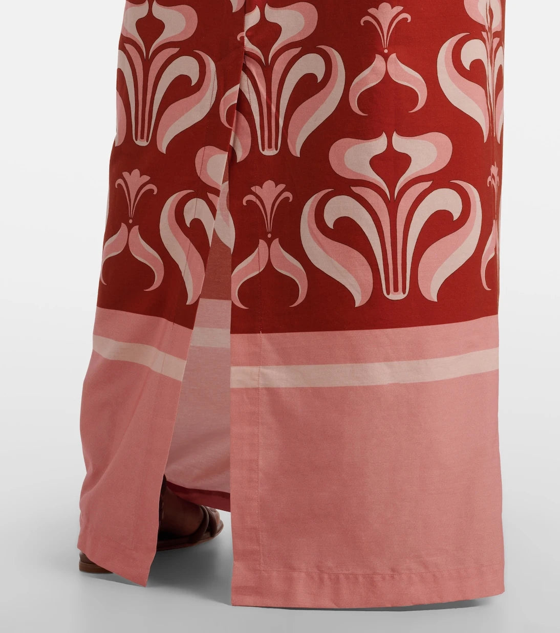 Adriana Degreas - Printed cotton maxi skirt