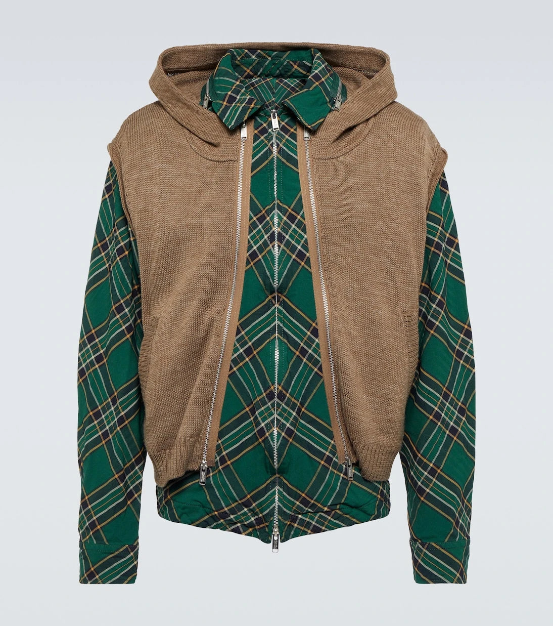 Undercover - Layered blouson jacket