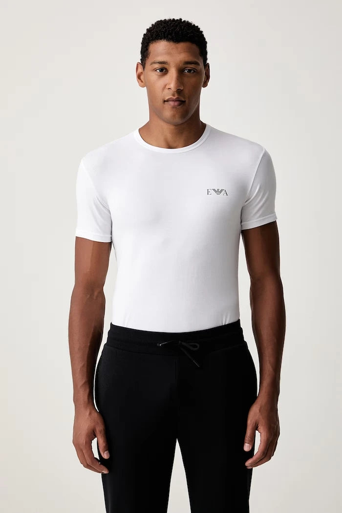 Emporio Armani Underwear erkek pamuk ve elastan ev tişörtü