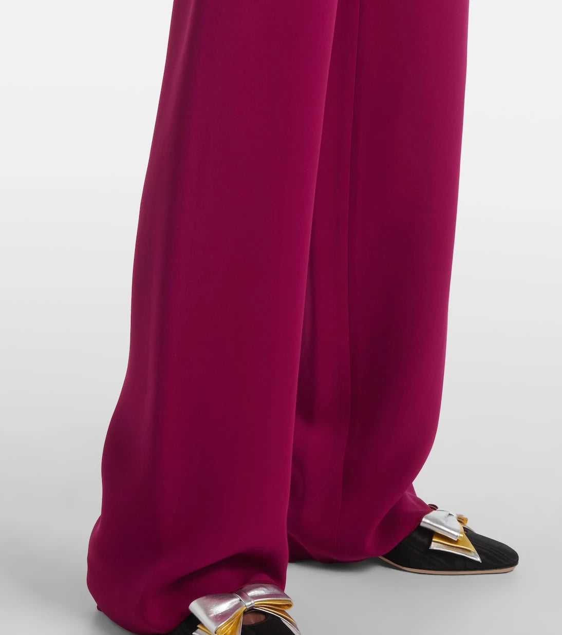 Valentino - Cady Couture wide-leg pants