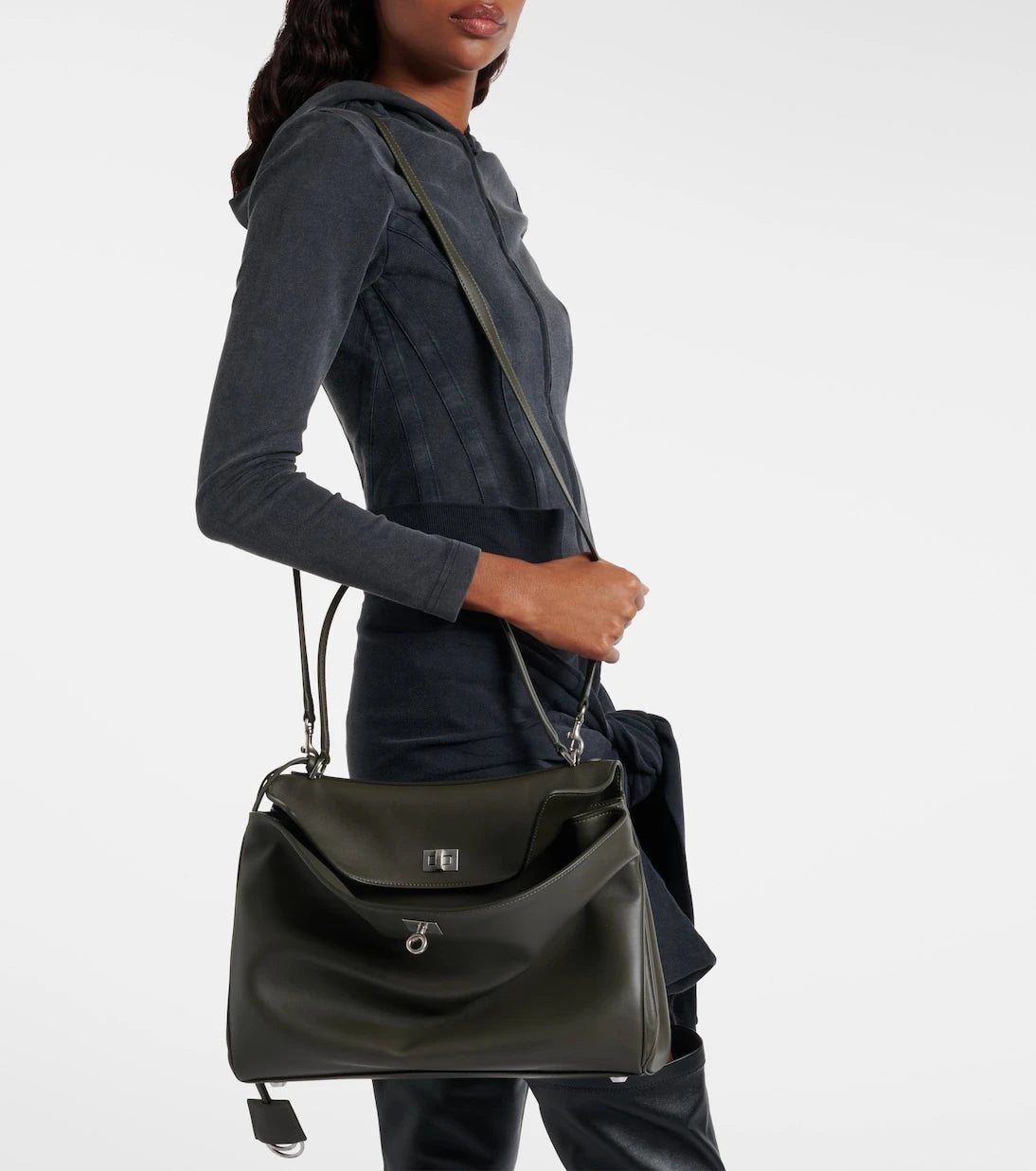 Balenciaga - Rodeo Medium leather tote bag