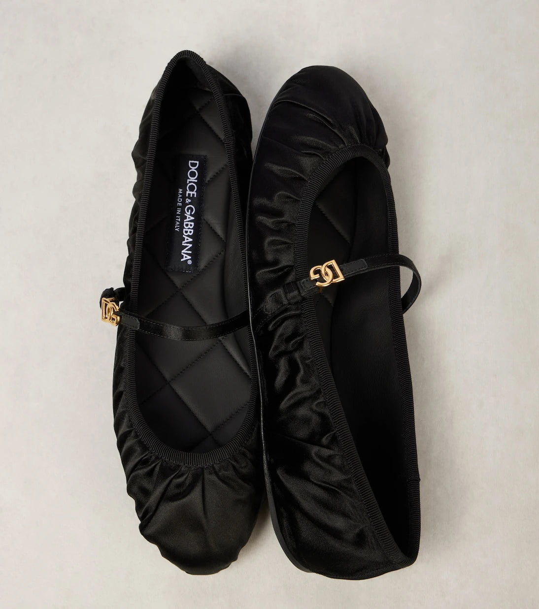 Dolce&Gabbana - DG satin ballet flats