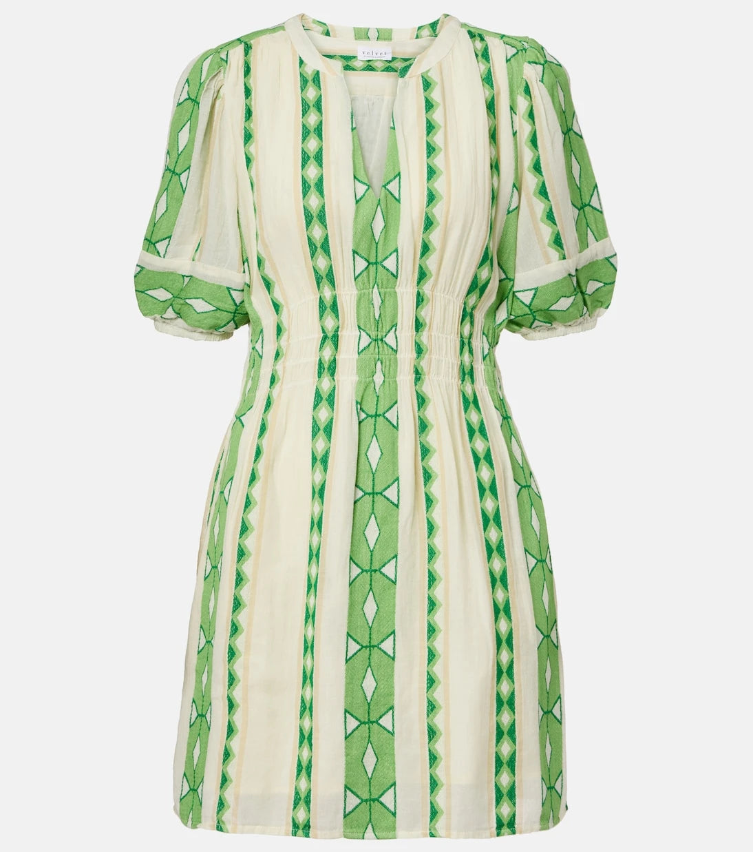 Velvet - Lucy patterned cotton minidress