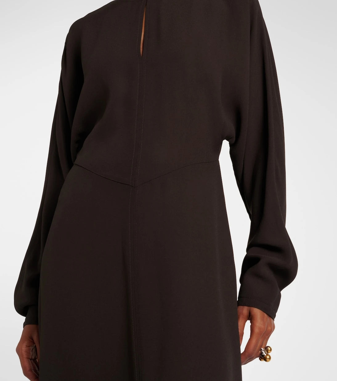 Joseph - Hills cutout crêpe midi dress