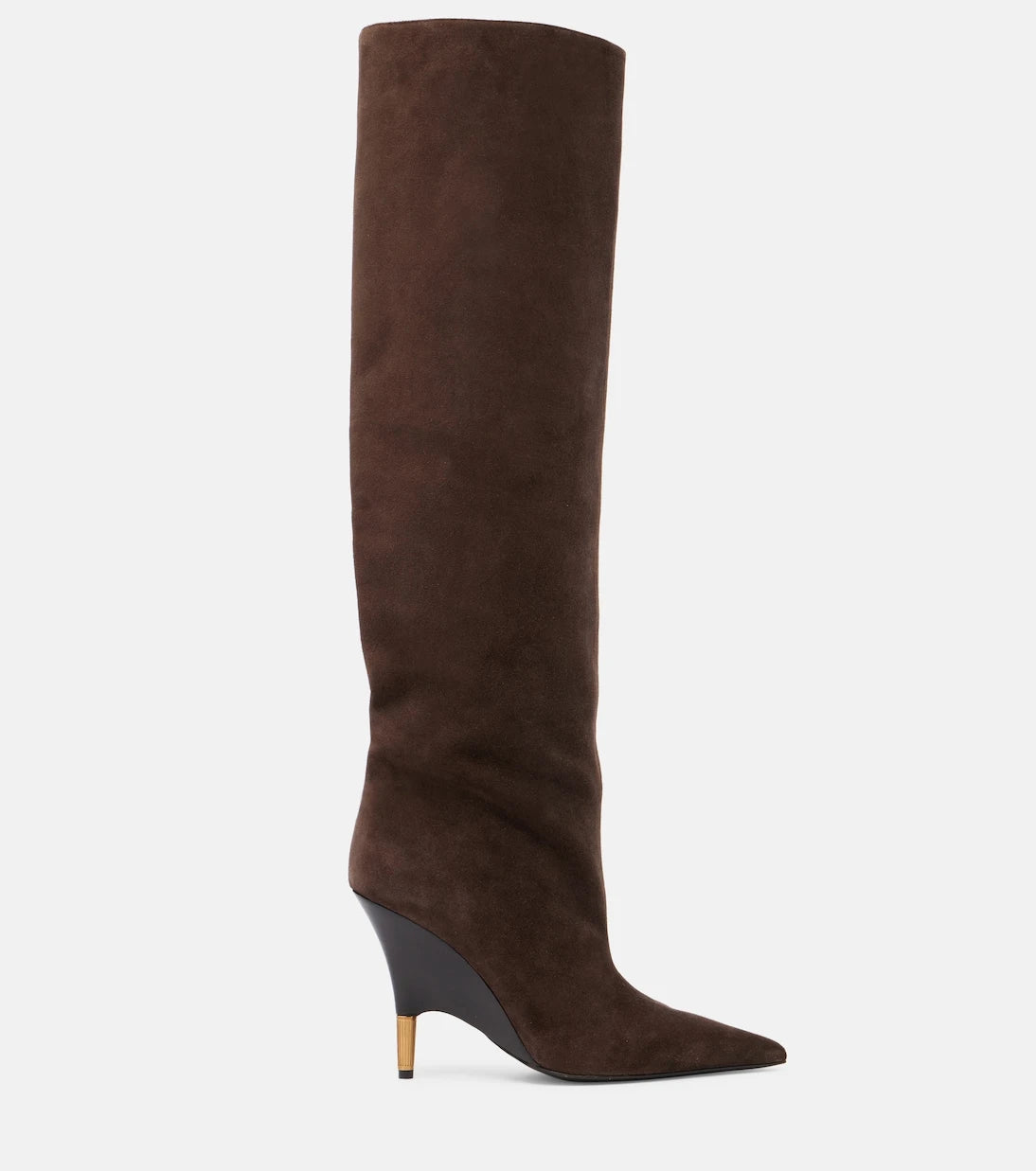 Khaite - Bella 100 suede knee-high boots