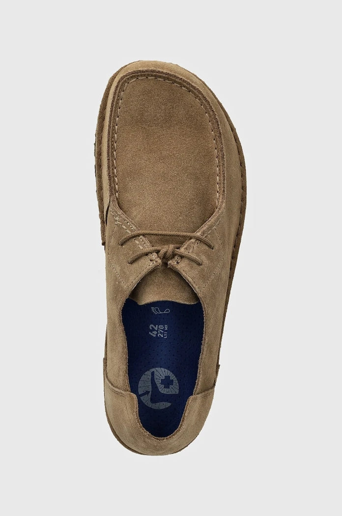 Половинки обувки от велур Birkenstock Utti Lace