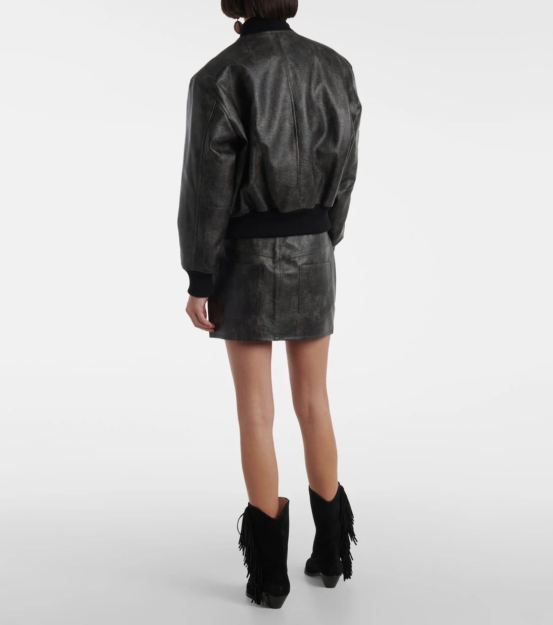 Marant Etoile - Crisley faux leather bomber jacket