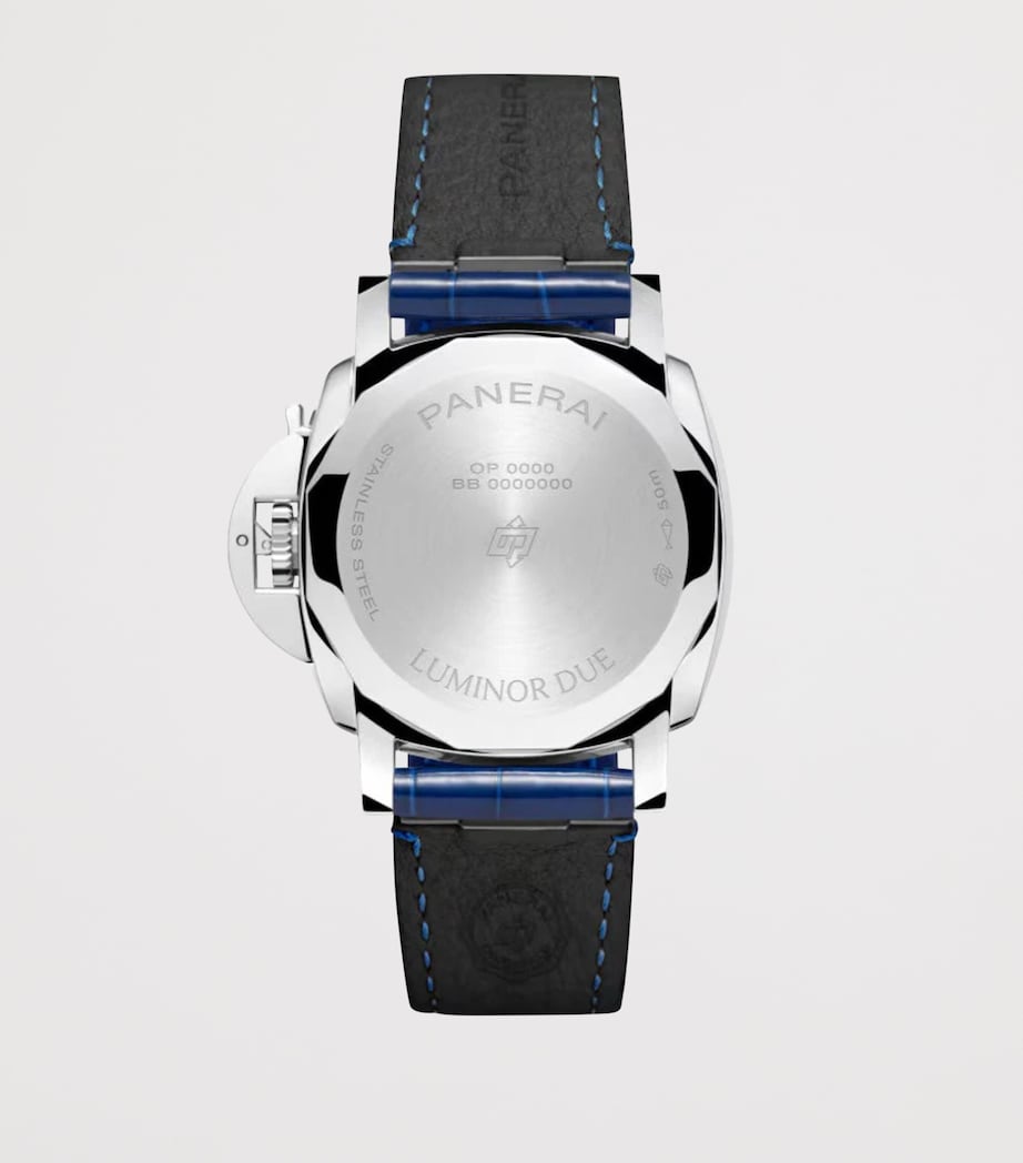 Stainless Steel Luminor Due Luna Watch 38mm