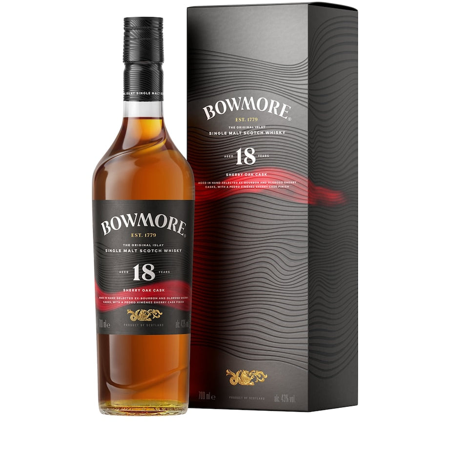 Bowmore 18-Year-Old Sherry Cask Single-Malt Scotch Whisky (70cl)