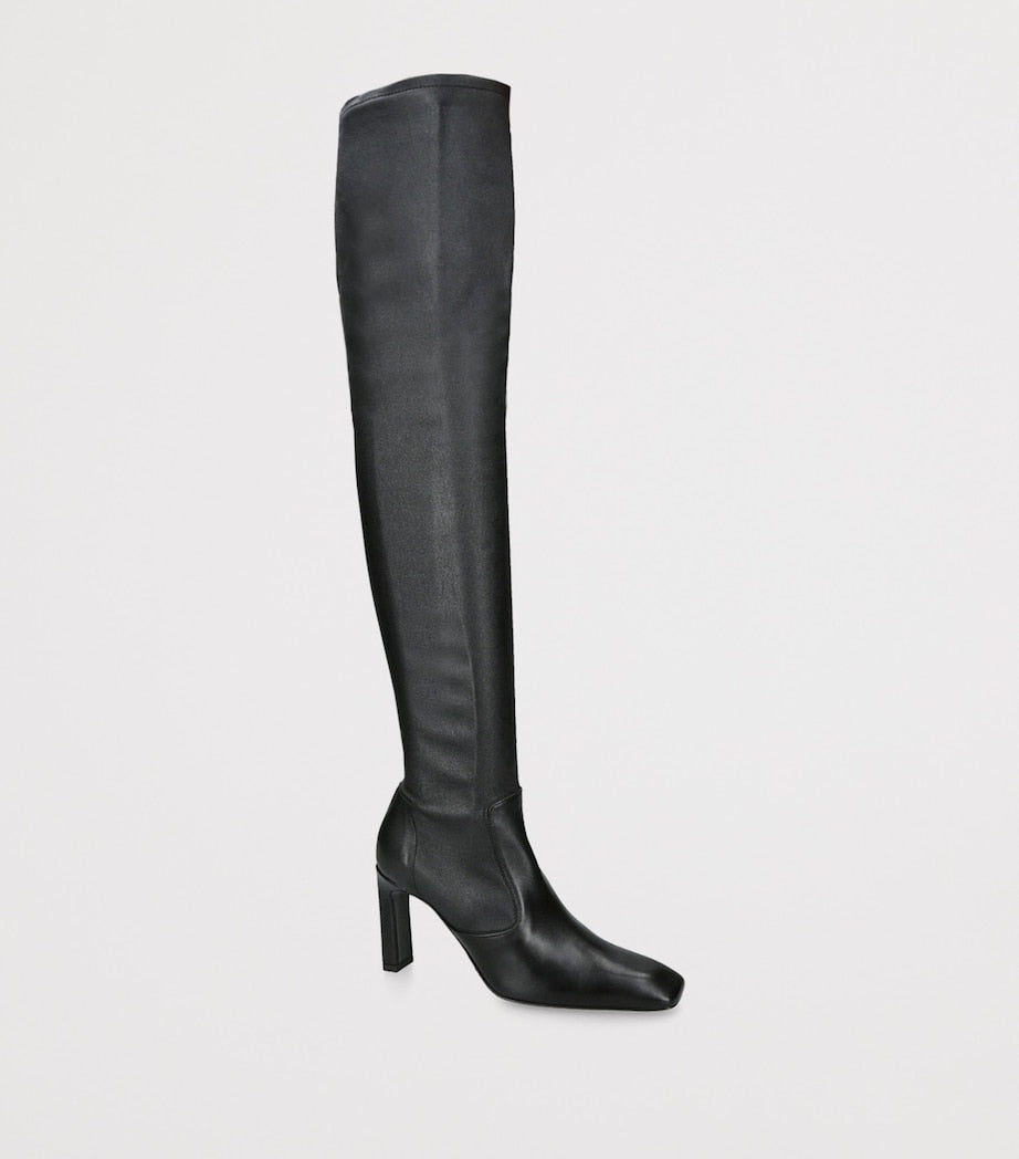 Toteme Black Nappa Over-The-Knee Boots 85