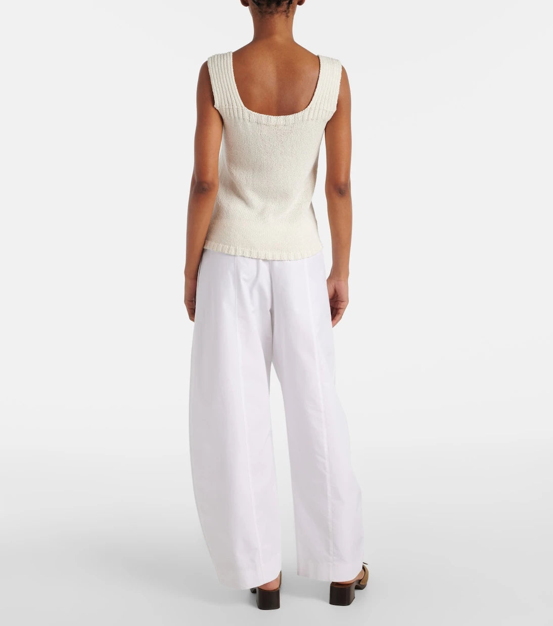 Khaite - Wil knitted cotton top