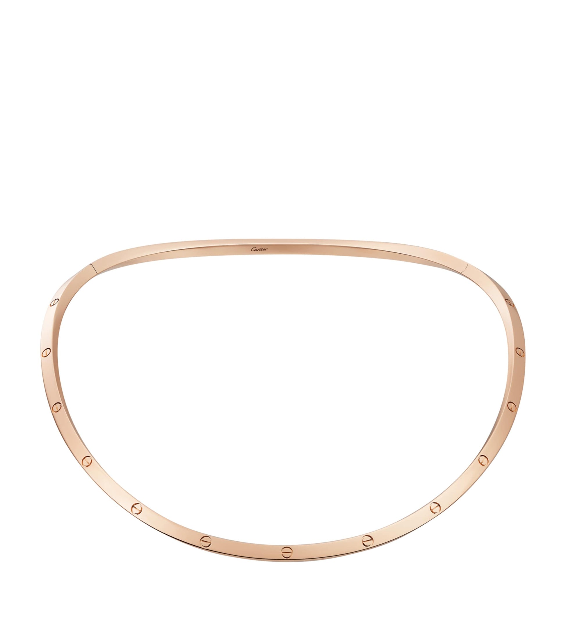 Cartier Rose Gold Love Torque Necklace
