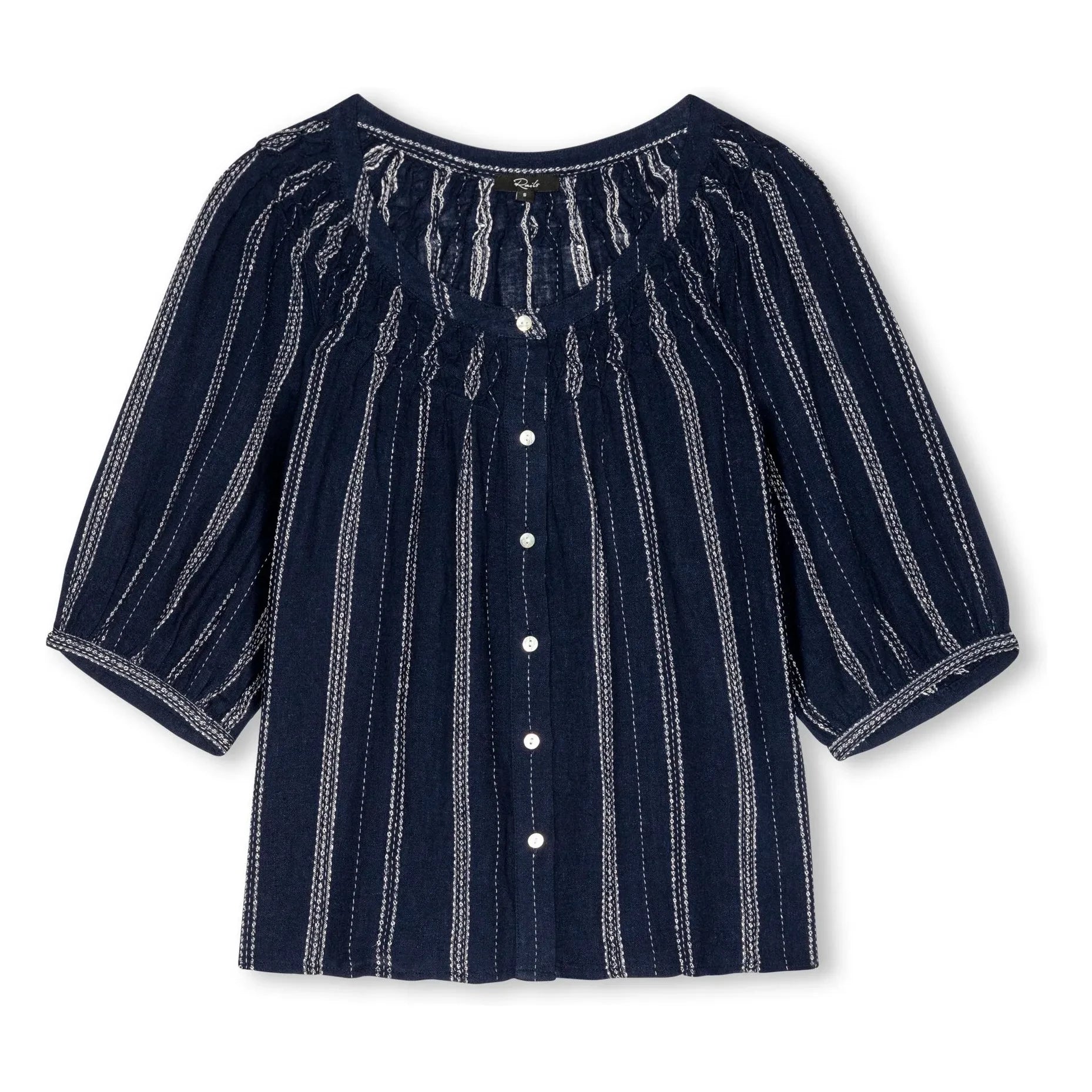 Rails - Blouse Stripes Rix | Navy blue