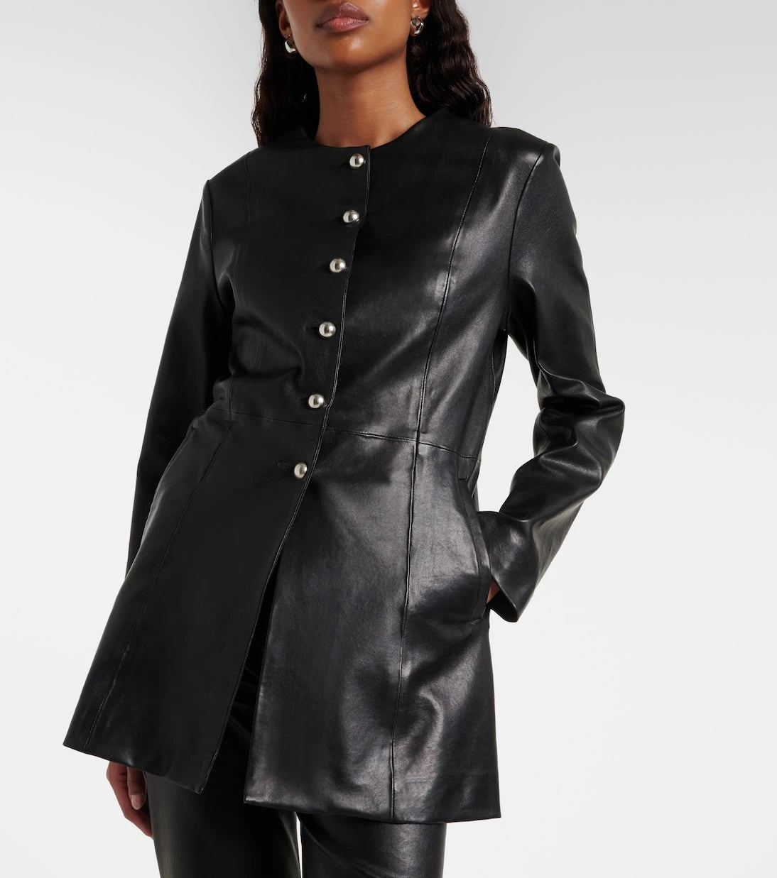 Nour Hammour - Parlor leather jacket