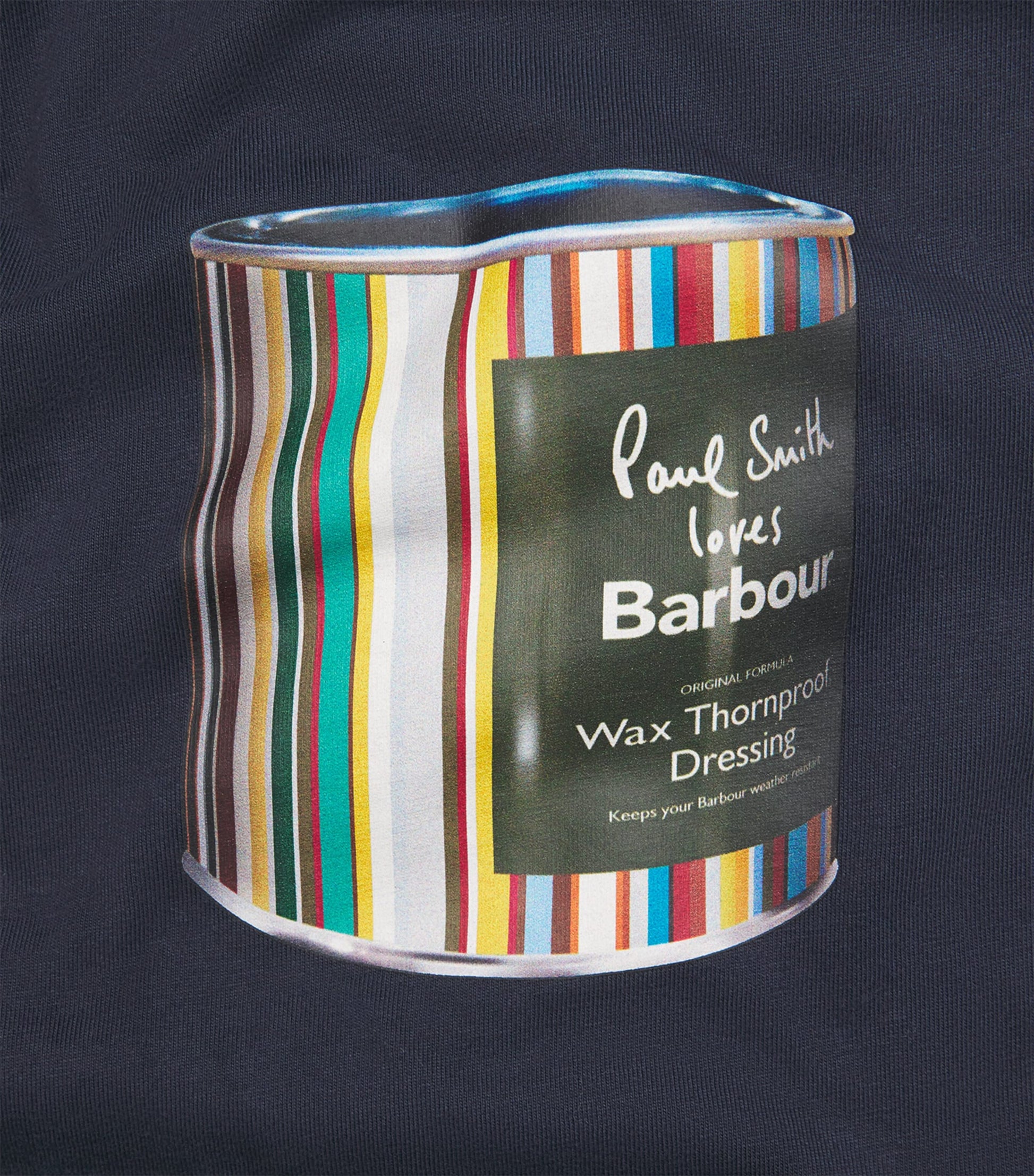 Barbour x Paul Smith Cotton Wax Tin T-Shirt