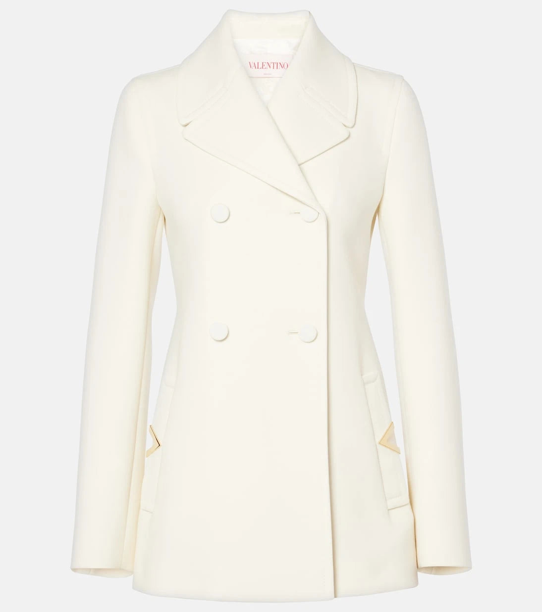Valentino - Wool-blend crêpe blazer
