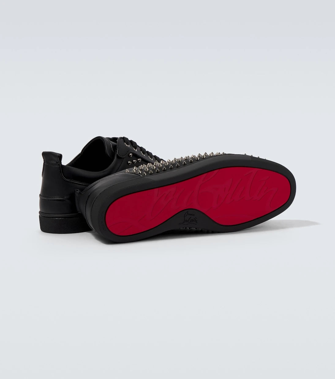Christian Louboutin - Louis Spikes Junior leather sneakers