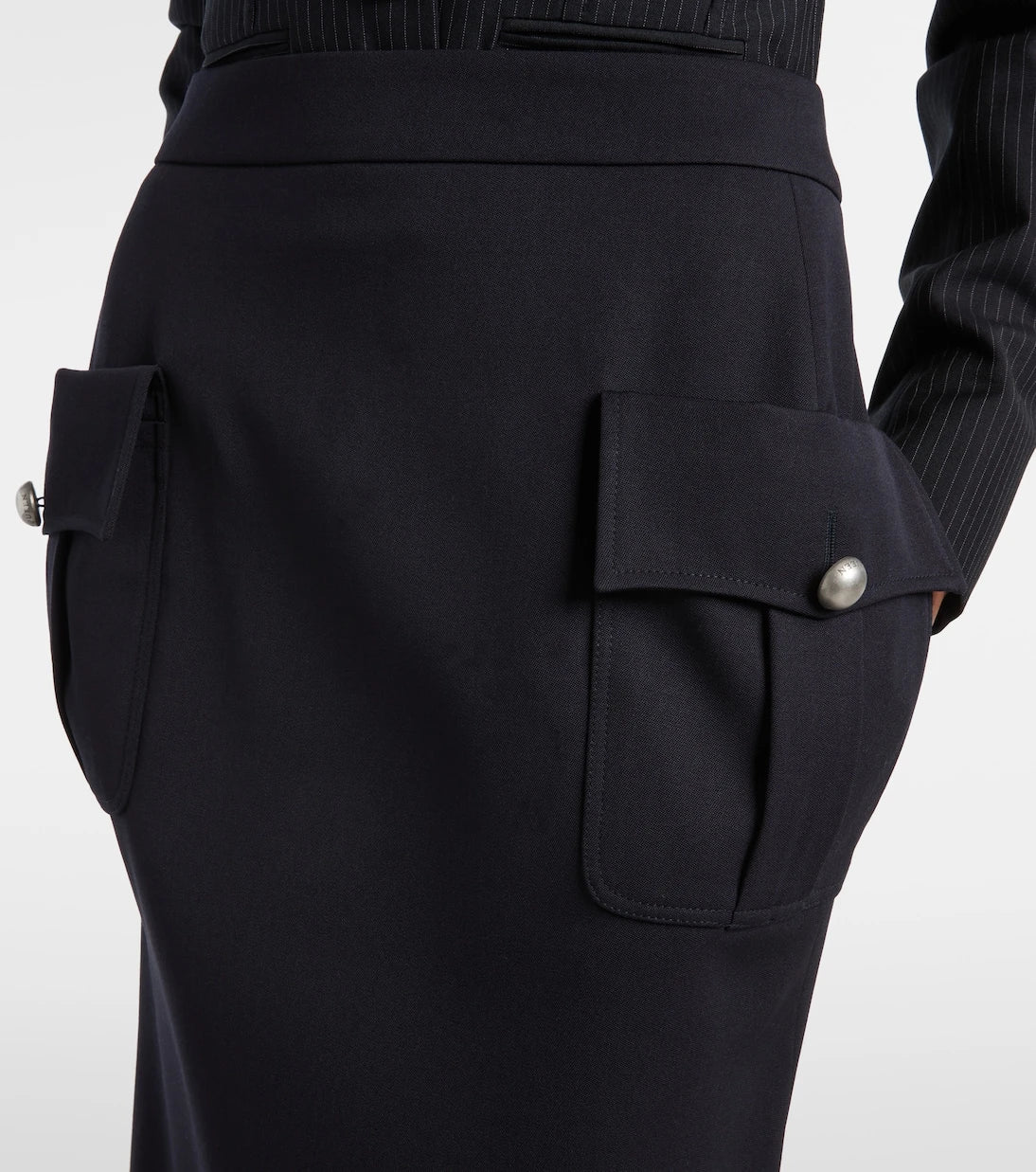 McQueen - Wool pencil skirt