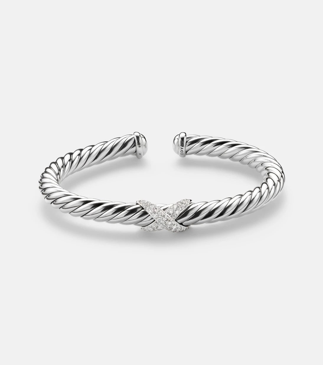 David Yurman - Cable Flex® 925 sterling silver bracelet with diamonds