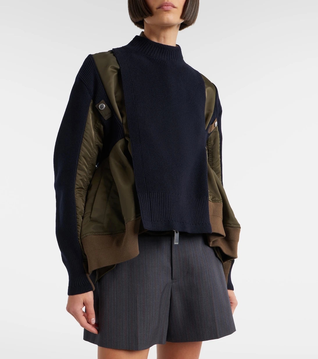 Sacai - جاكيت بلوزون متعدد الألواح