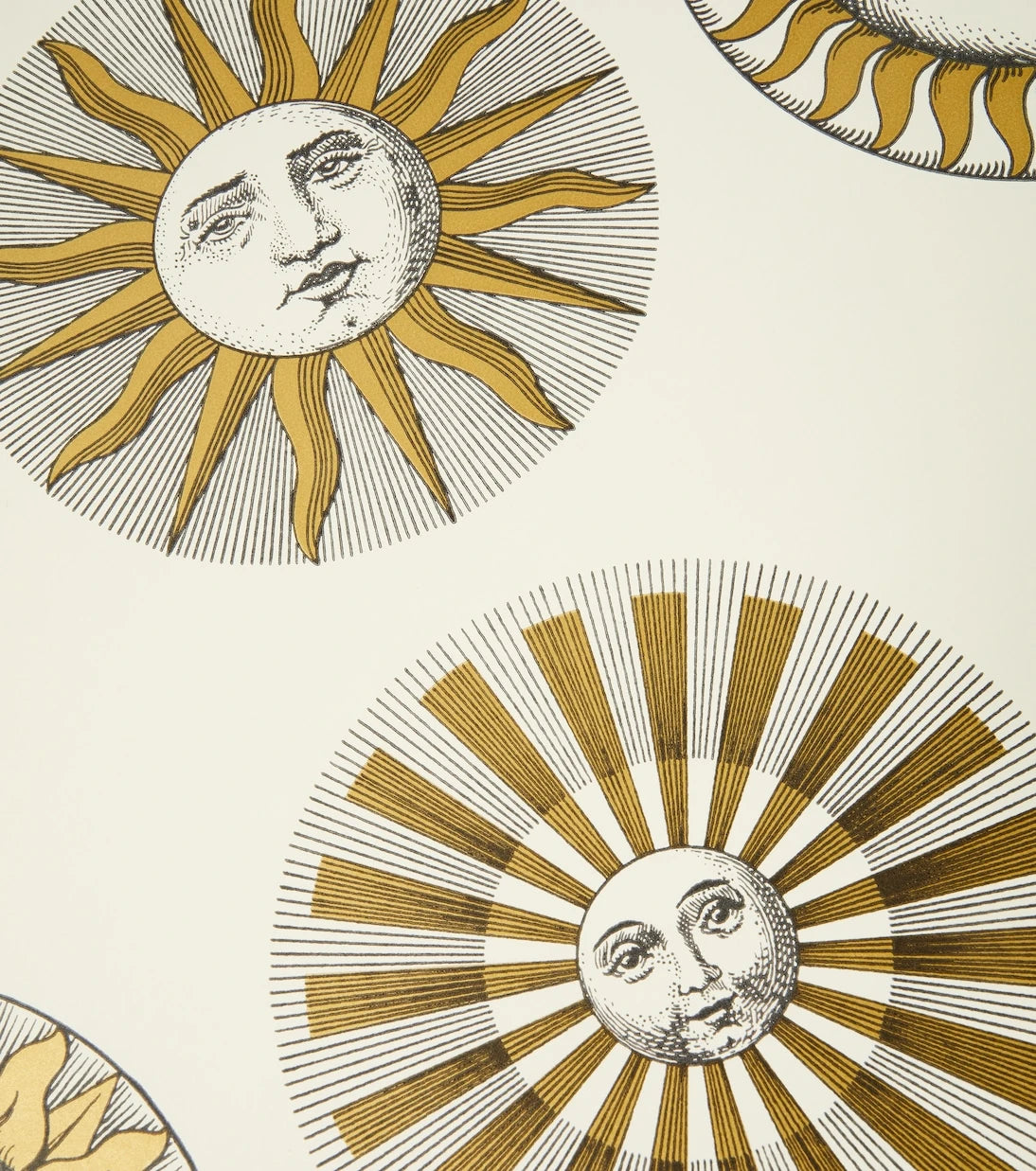 Fornasetti - ورق جدران x Cole & Son Soli