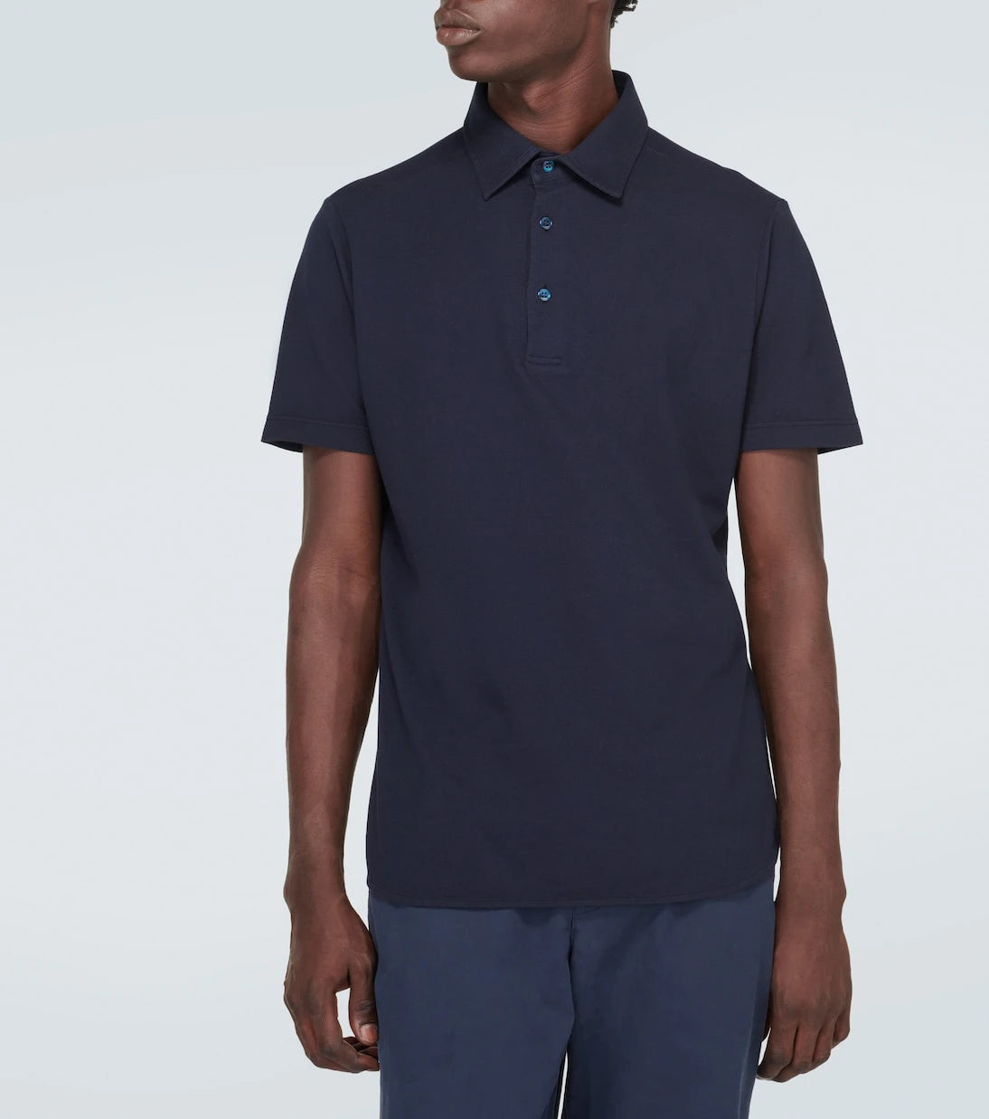 Loro Piana - قميص بولو قطني