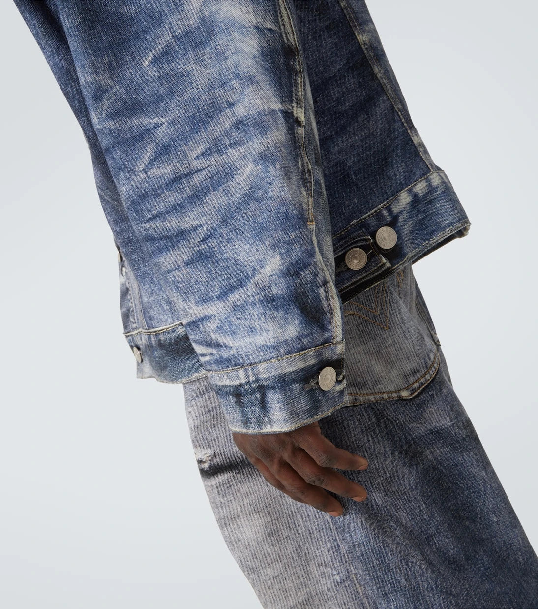 Junya Watanabe - جاكيت جينز مطبوع × Levi's®