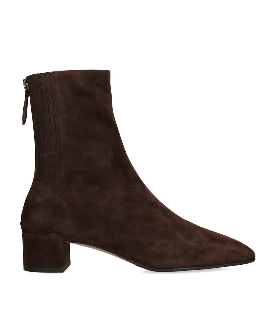 Brown Suede Saint Honor Ankle Boots 35