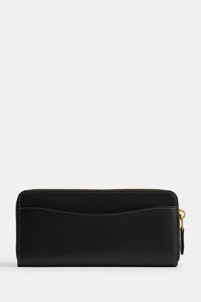 Coach портфейл дамски от кожа Accordion Zip