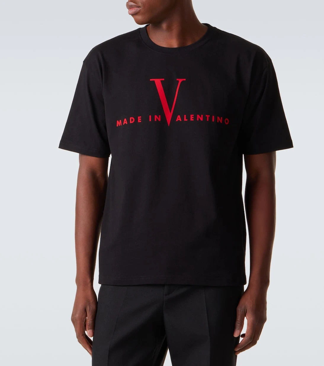Valentino - Logo cotton jersey T-shirt