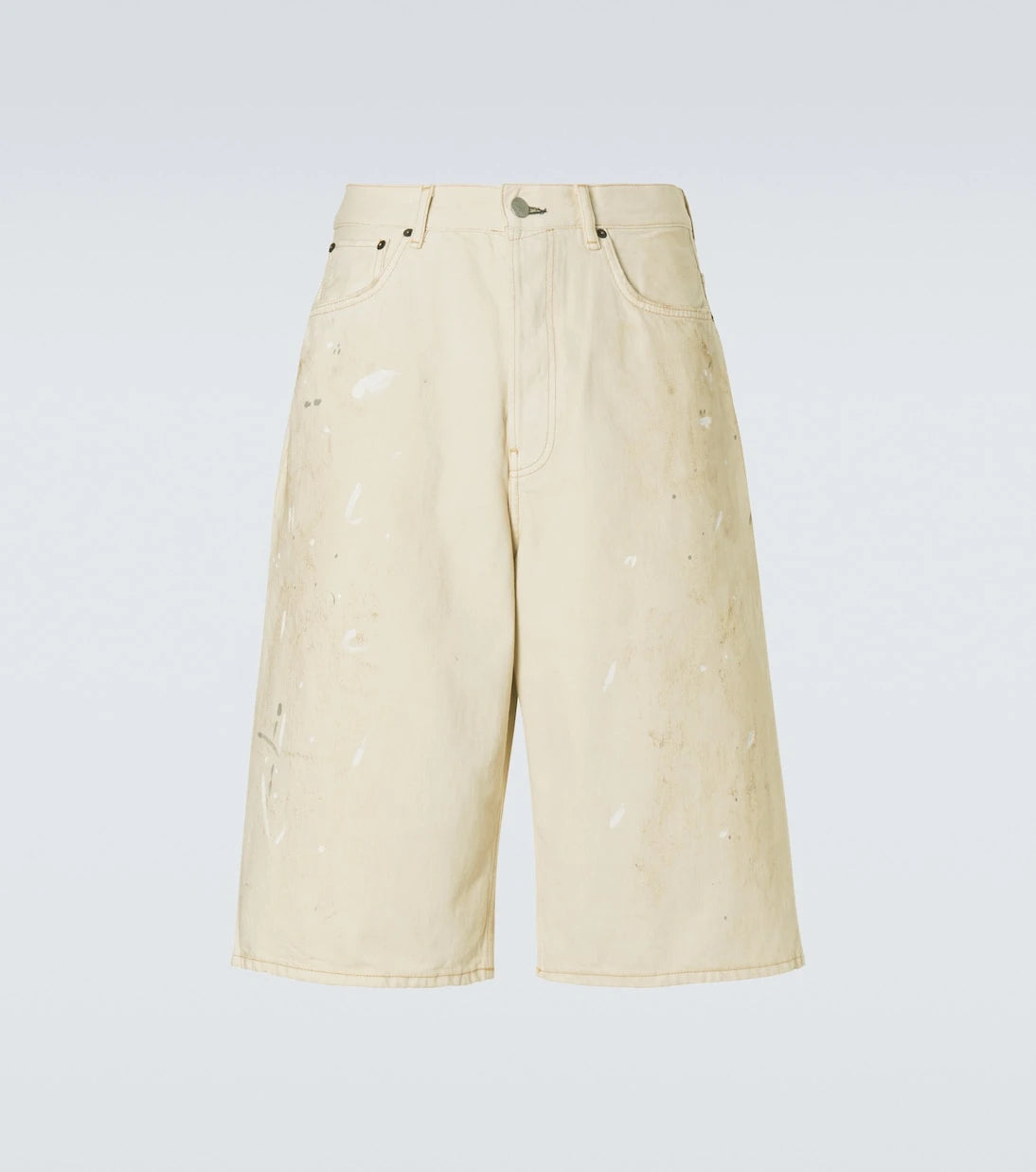 Acne Studios - شورت برمودا دينم باهت
